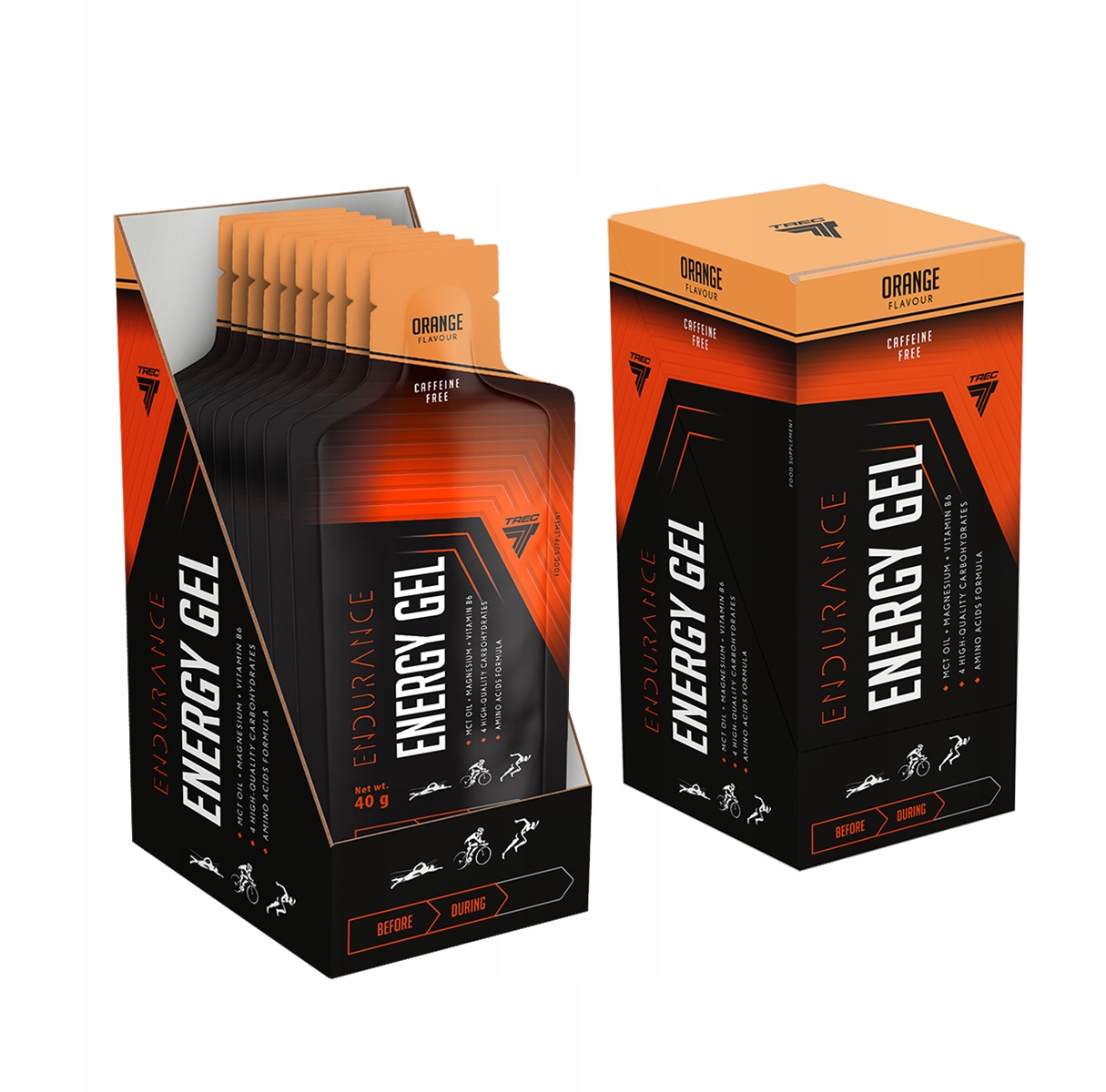Żel energetyczny Trec Nutrition pomarańczowy 40 g saszetka