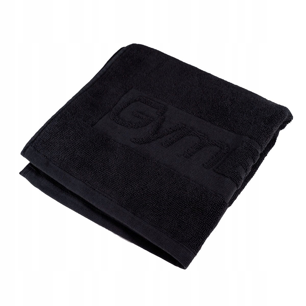 GymBeam Ręcznik Treningowy 100% Bawełna Fitness Siłownia 50x90cm Czarny - obrazek 2