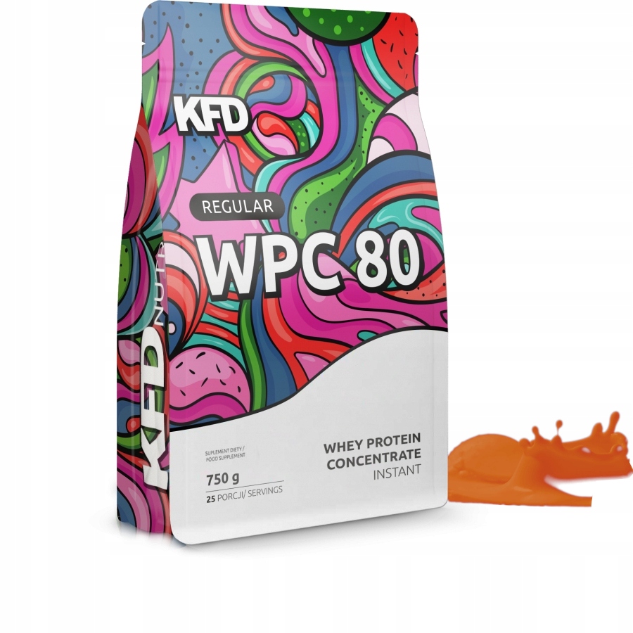 KFD Regular WPC 80 białko serwatkowe smak słony karmel 750 g - obrazek 2