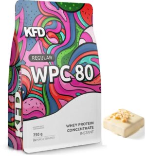 Odżywka białkowa KFD proszek 750 g smak biała pralinka dubajska