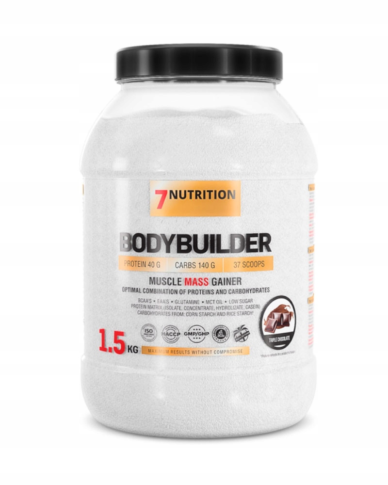 7NUTRITION BODYBUILDER 1500G CZEKOLADA Z KARMELEM