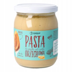 Pasta orzechowa (arachidowa) Krukam 500 g bez glutenu, konserwantów i cukru