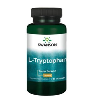 Suplement diety Swanson L-Tryptofan 500 mg 60 kapsułek