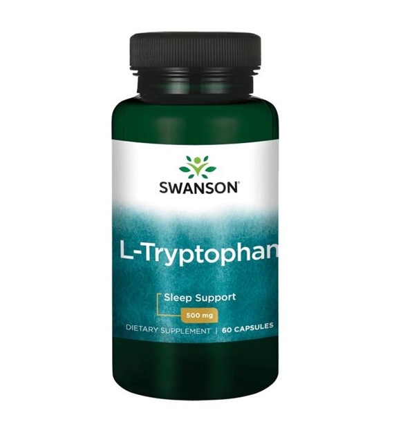 Suplement diety Swanson L-Tryptofan 500 mg 60 kapsułek