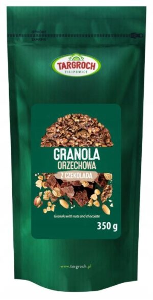 Targroch Granola Orzechowa z Czekoladą Pożywne Śniadanie Jogurt 350g