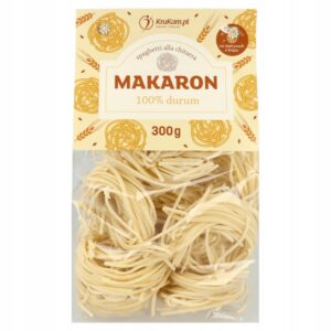 KruKam Makaron 100% durum spaghetti alla chitarra 300g