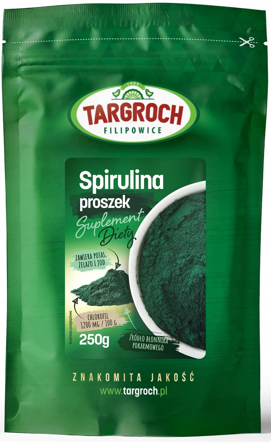 Spirulina Targroch proszek 250 g