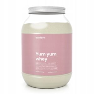 Odżywka białkowa BeastPink Yum Yum Whey WPC waniliowy 1000 g bez aspartamu