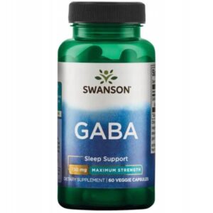 Suplement diety Swanson Health Products GABA 750 mg kapsułki 60 szt.