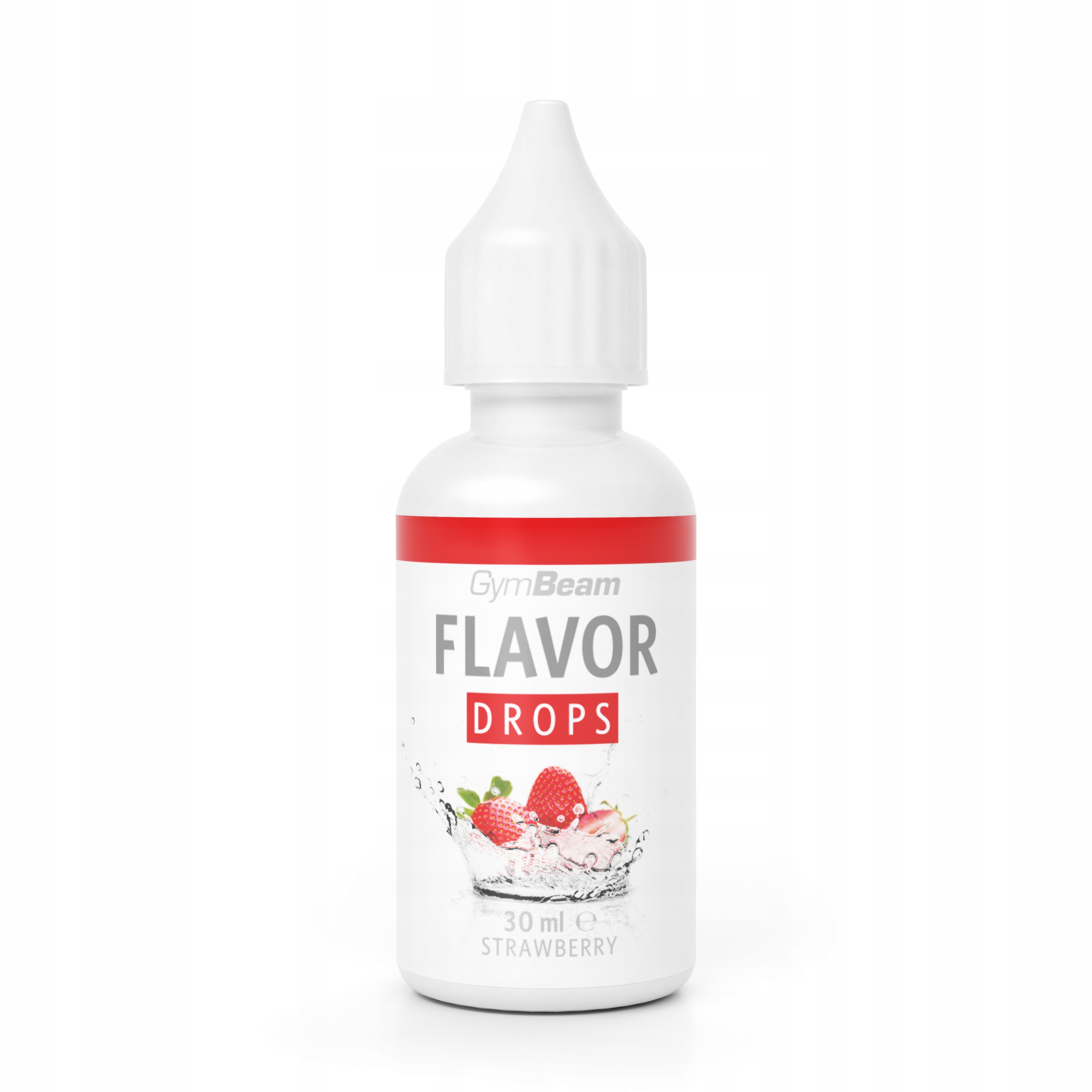 Krople smakowe FLAVOR DROPS 30 ml GymBeam truskawk