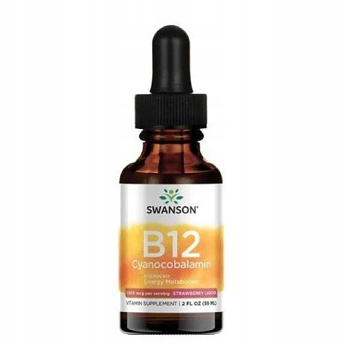 Suplement diety Swanson Health Products Witamina B-12 płyn 59 ml - obrazek 2