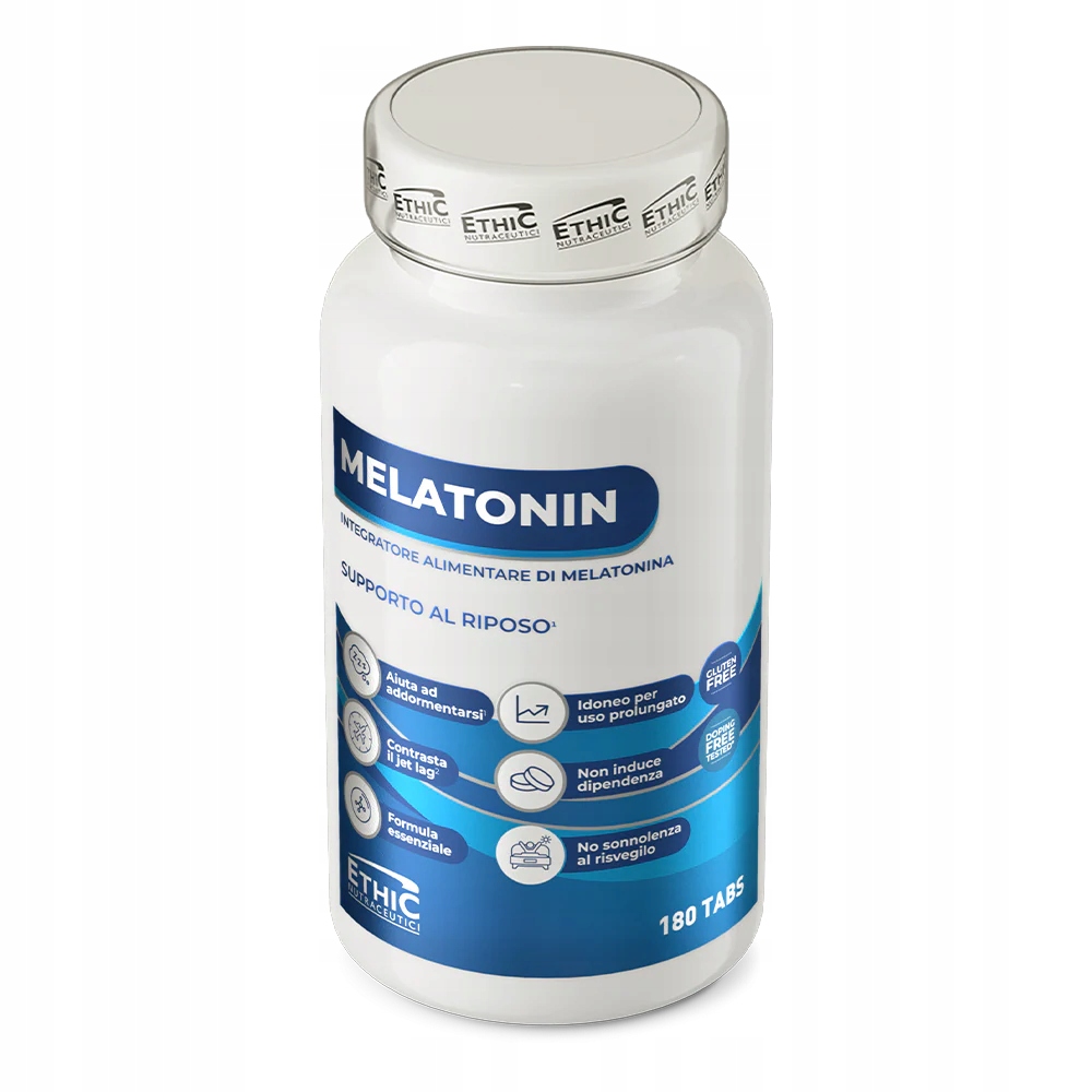 Suplement diety Ethic Nutraceutici Melatonin 180 tabletek - obrazek 3