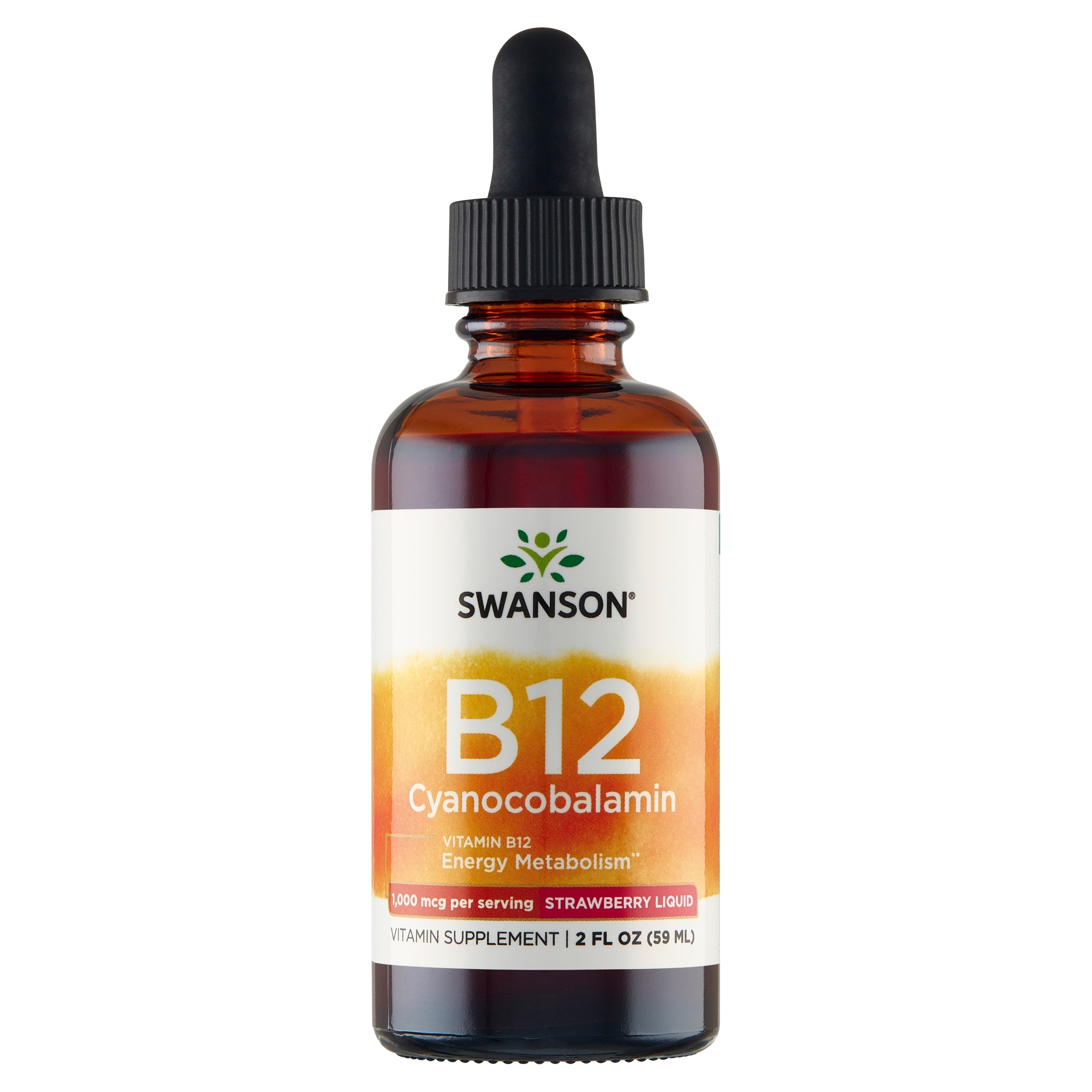 Suplement diety Swanson Health Products Witamina B-12 płyn 59 ml - obrazek 3