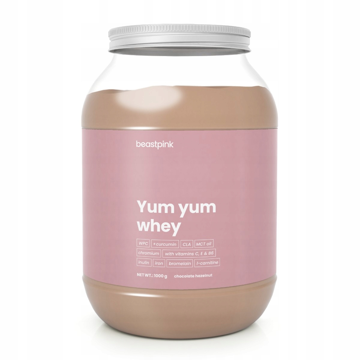 Odżywka białkowa BeastPink proszek 1000 g smak czekoladowo-orzechowy