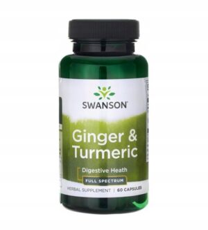 Swanson Full Spectrum imbir & turmeric (imbir i kurkuma) 60 kapsułek