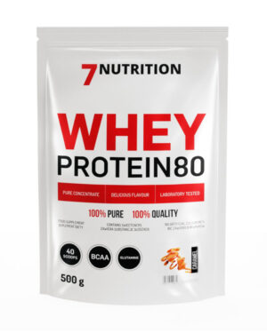 7Nutrition Whey Protein 80 białko WPC 500g Karmel