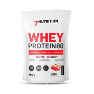 7Nutrition Whey Protein 80 500g WPC KONCENTRAT| Biała czekolada z truskawką