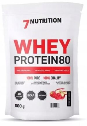 Odżywka białkowa koncentrat białka - WPC 7Nutrition proszek 500 g smak