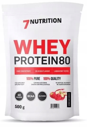 Odżywka białkowa koncentrat białka - WPC 7Nutrition proszek 500 g smak