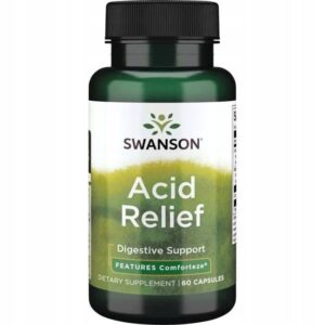 Suplement diety przeciwko refluksowi Swanson Health Products Acid Relief 60