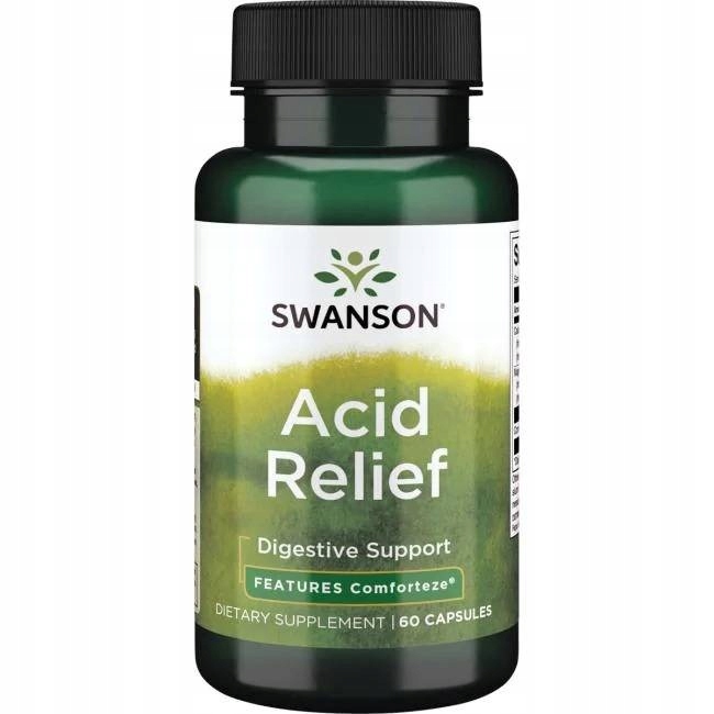 Suplement diety przeciwko refluksowi Swanson Health Products Acid Relief 60