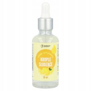 KROPLE SŁODZĄCE 50ML KRUKAM - CYTRYNA