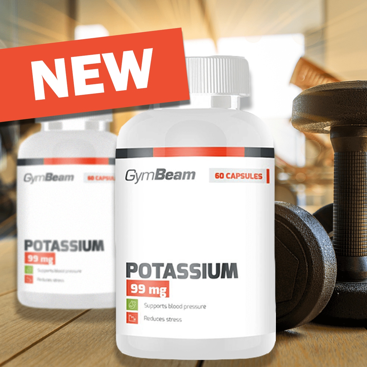 Witaminy kapsułki GymBeam potas - obrazek 3