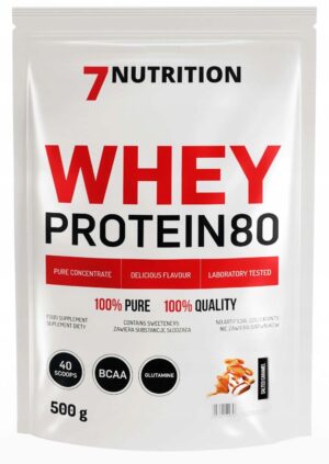 Odżywka białkowa 7Nutrition koncentrat WPC proszek 500 g smak słony karmel
