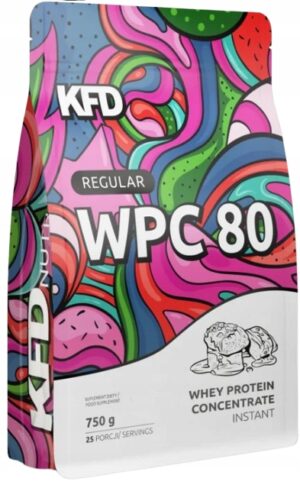 KFD Regular WPC 80 białko serwatkowe smak słony karmel 750 g