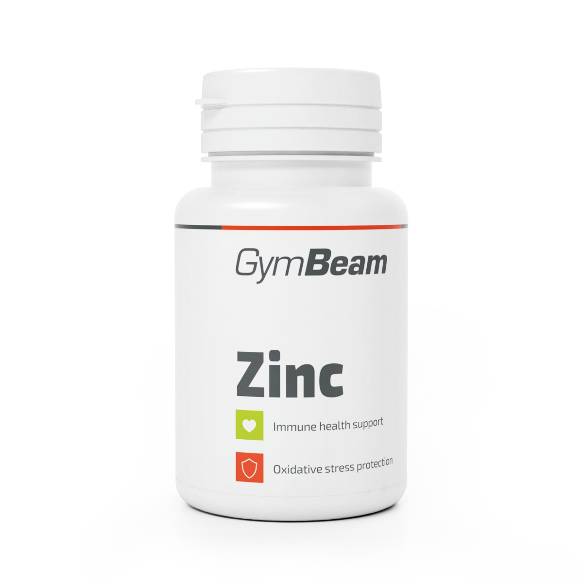 SUPLEMENT CYNK 15 MG ODPORNOŚĆ WŁOSY SKÓRA PAZNOKCIE - GymBeam 180 tab - obrazek 2