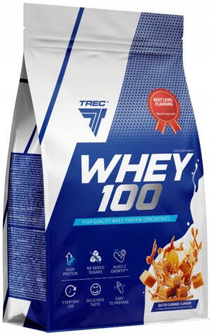 Trec Whey 100 700g białko serwatkowe słony karmel