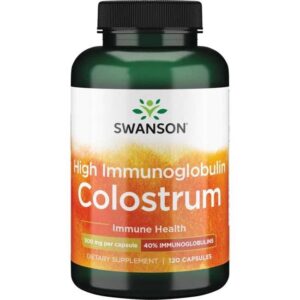 Kapsułki colostrum Swanson Health Products 120 szt. 500 mg