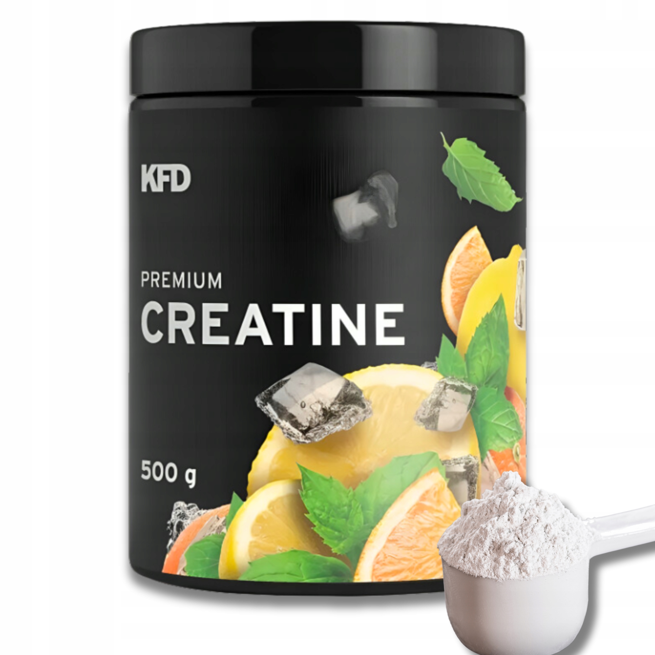 Kreatyna monohydrat KFD proszek o smaku lemoniady 500 g - obrazek 3