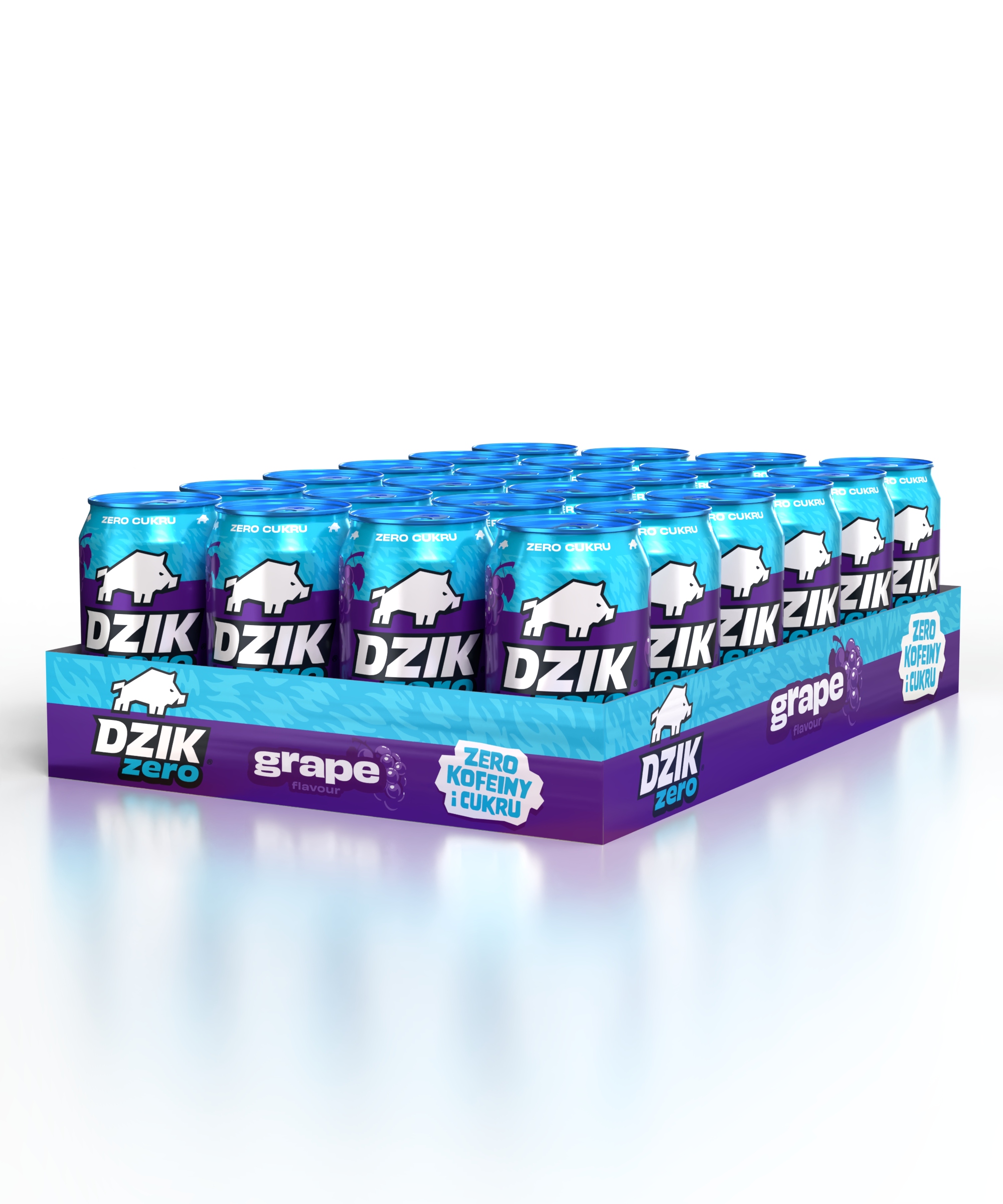Napój gazowany WK Dzik 330 ml grape - obrazek 3