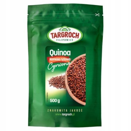 Komosa ryżowa czerwona - Quinoa 500g Targroch - obrazek 2