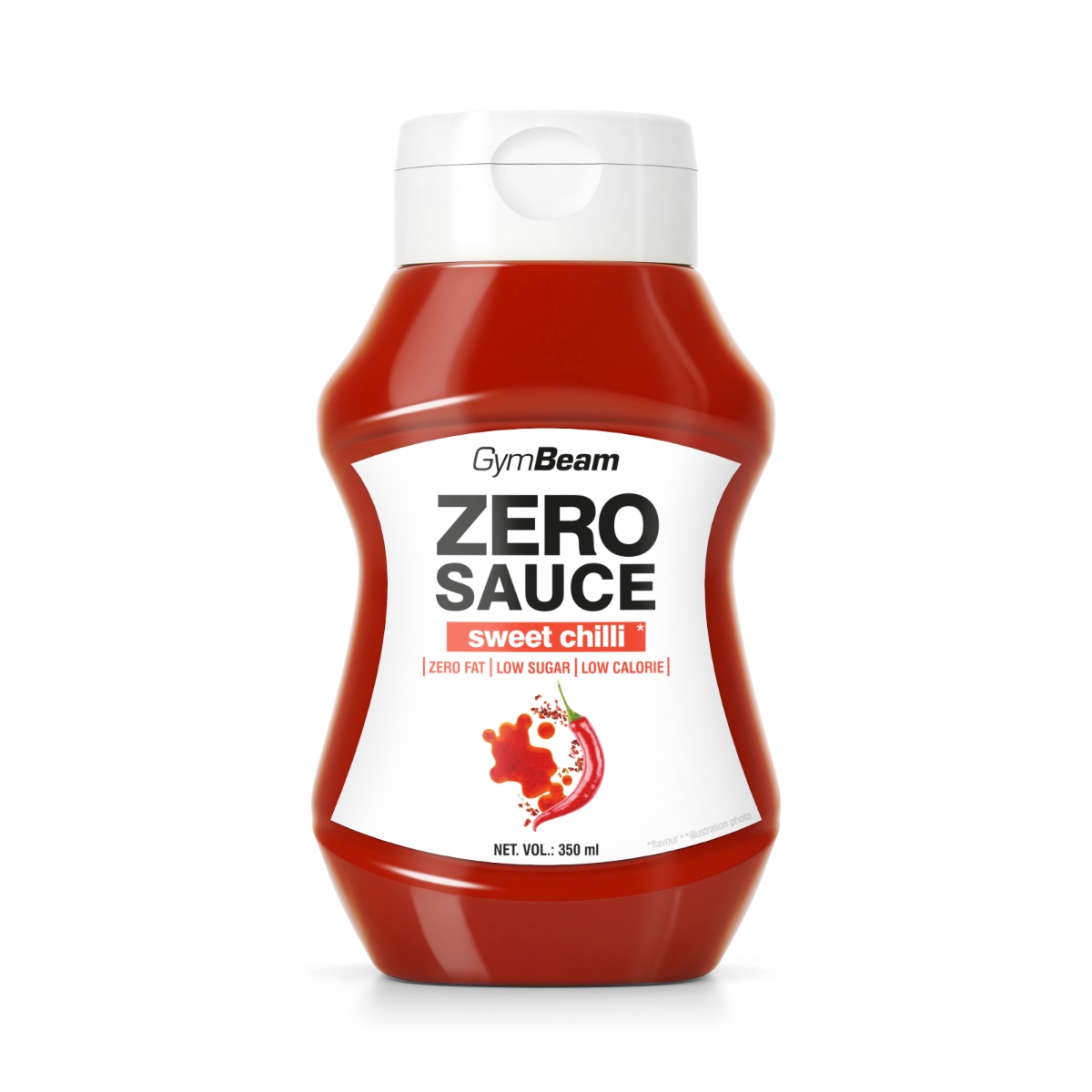 Zero Sauce sos sweet chilli, GymBeam, 350 ml - obrazek 2