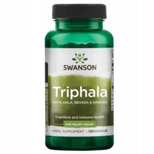 Suplement diety Swanson Triphala 500 mg 100 kapsułek wegańskich