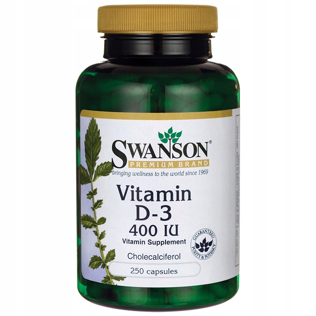 Suplement diety Swanson Health Products kapsułki 250 szt. D3 - obrazek 2