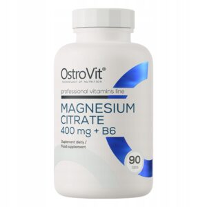 Suplement diety OstroVit cytrynian magnezu 90 tabletek`