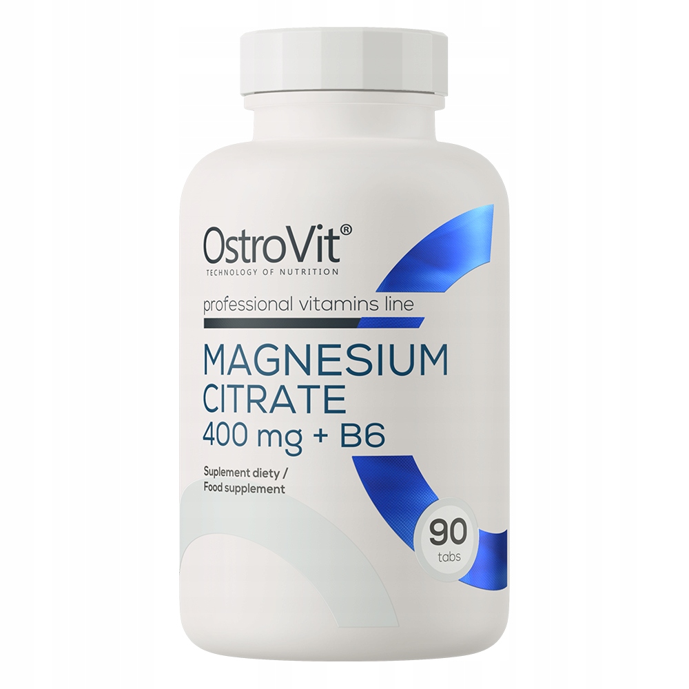 Suplement diety OstroVit cytrynian magnezu 90 tabletek`