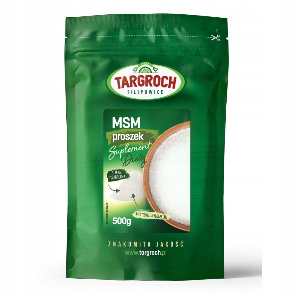 MSM siarka organiczna Targroch 500g - obrazek 2