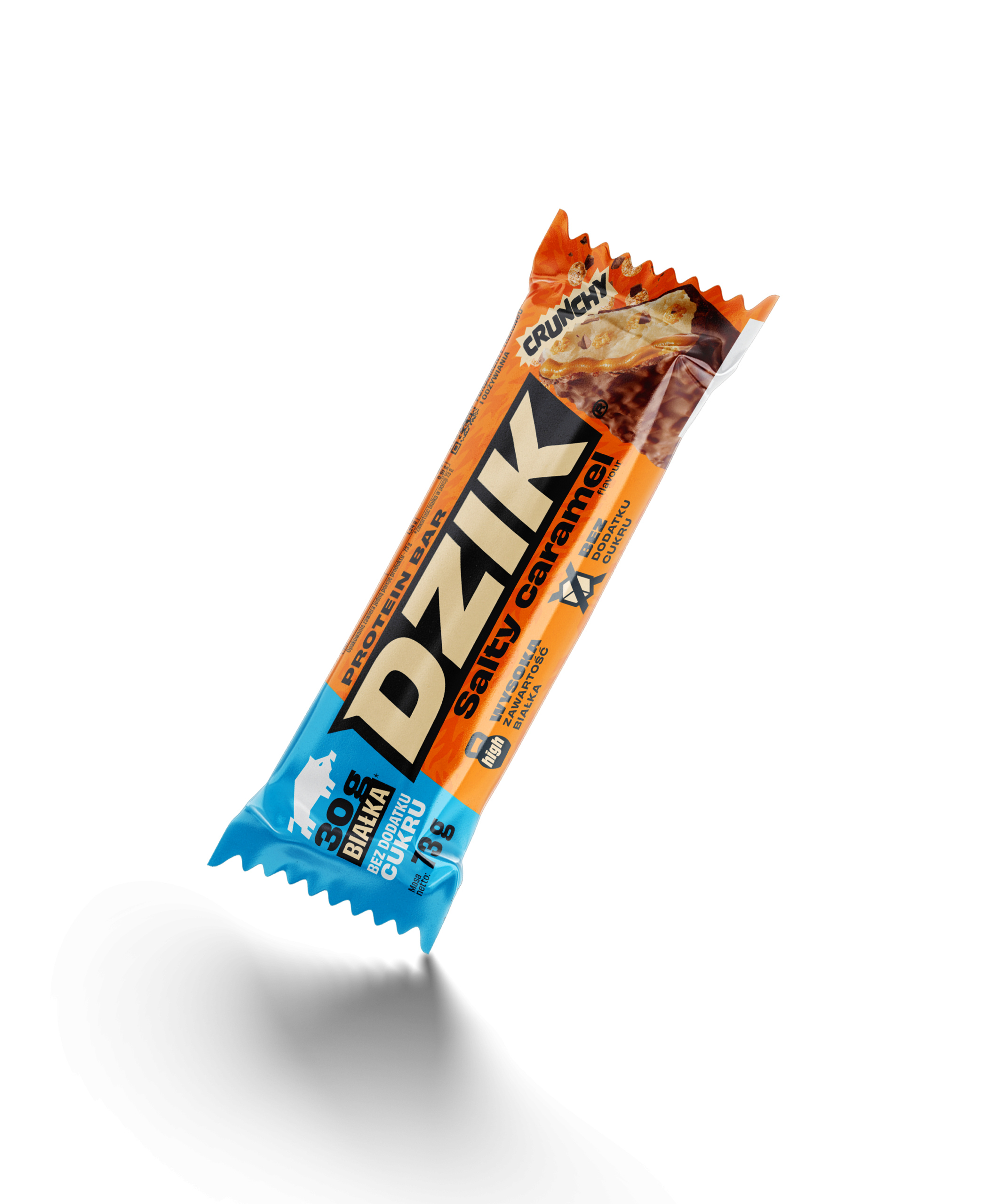 DZIK BATON PROTEINOWY SALTY CARAMEL 72 g smak słony karmel - obrazek 4