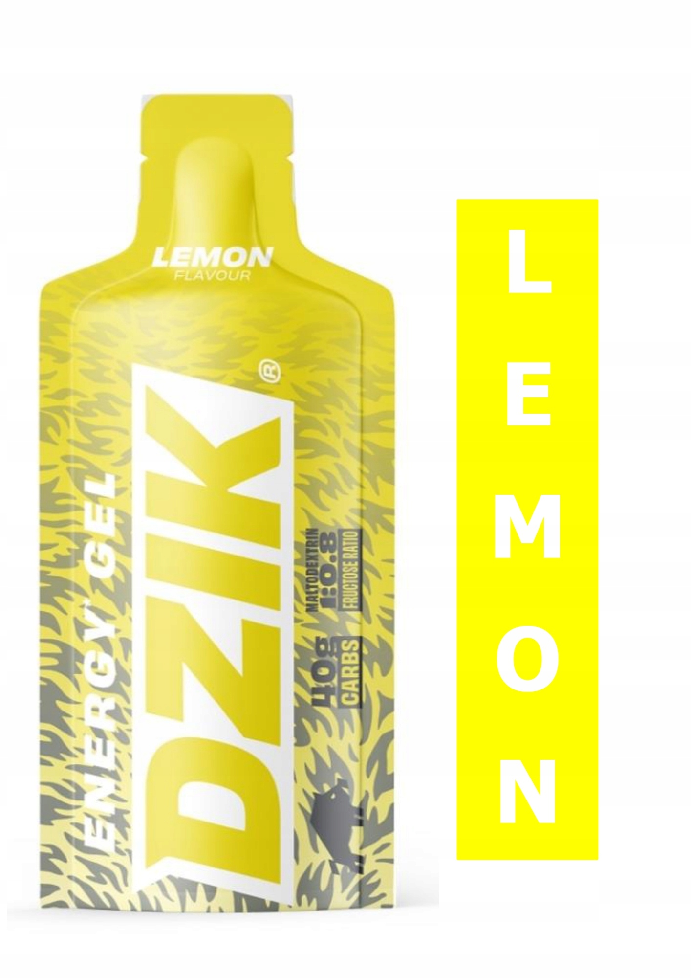 Żel energetyczny DZIK CYTRYNOWY 66g 158kcal - WK DZIK ENERGY GEL LEMON - obrazek 2