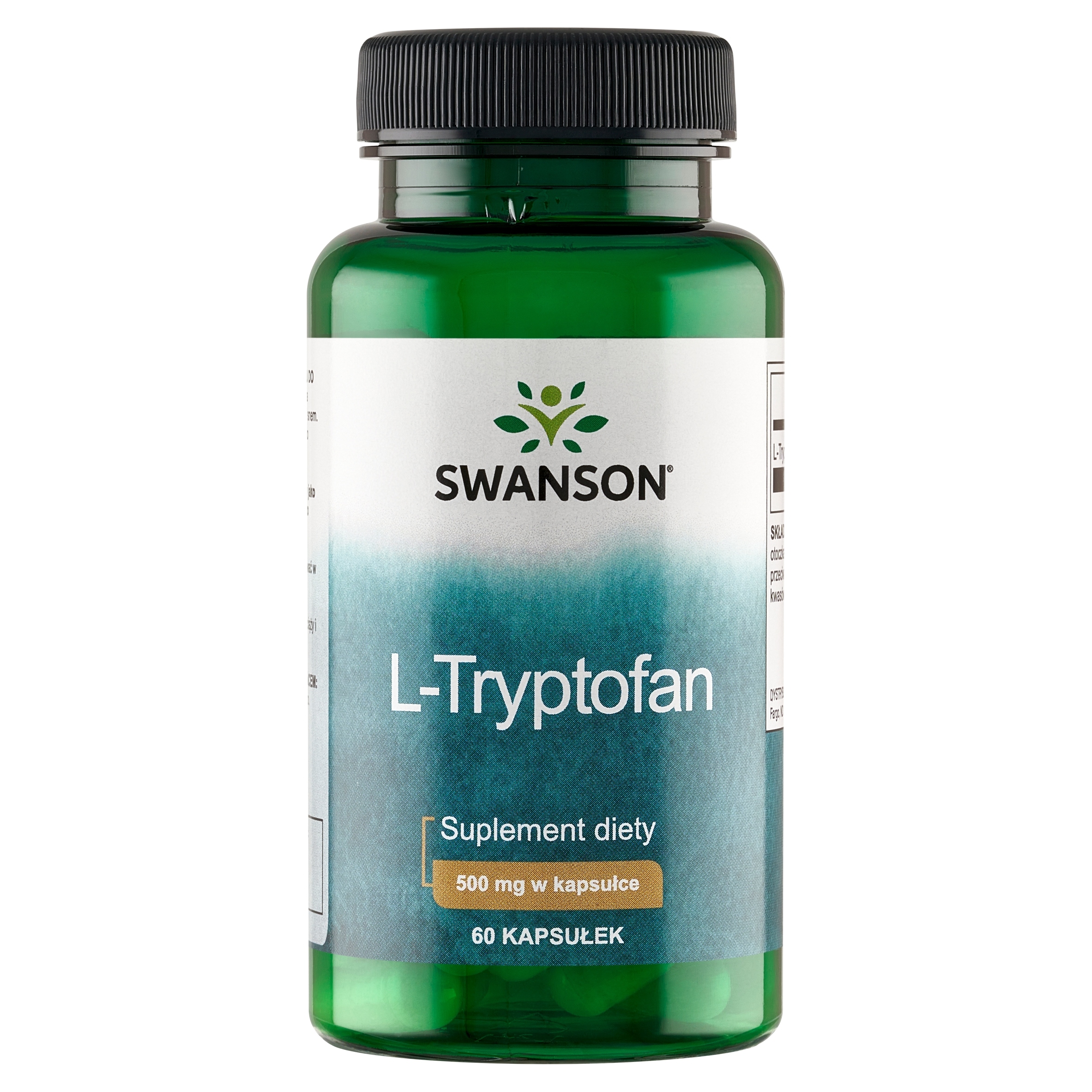 Suplement diety Swanson L-Tryptofan 500 mg 60 kapsułek - obrazek 7