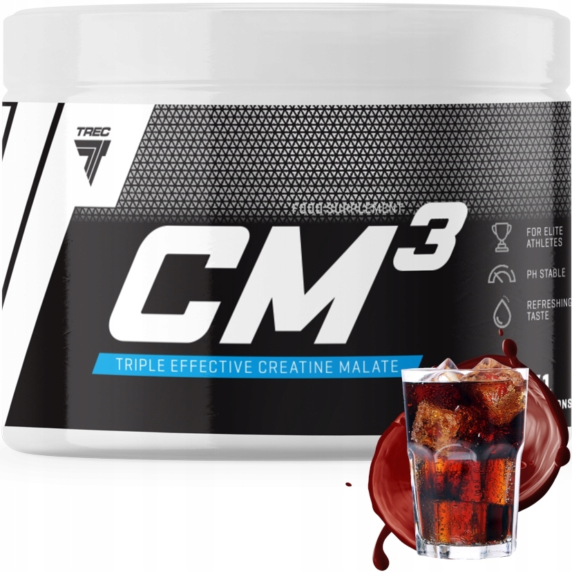 Trec CM3 Powder kreatyna jabłczan 250g cola - obrazek 7