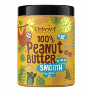 Krem orzechowy OstroVit 100% smooth 1000 g bez cukru wegański