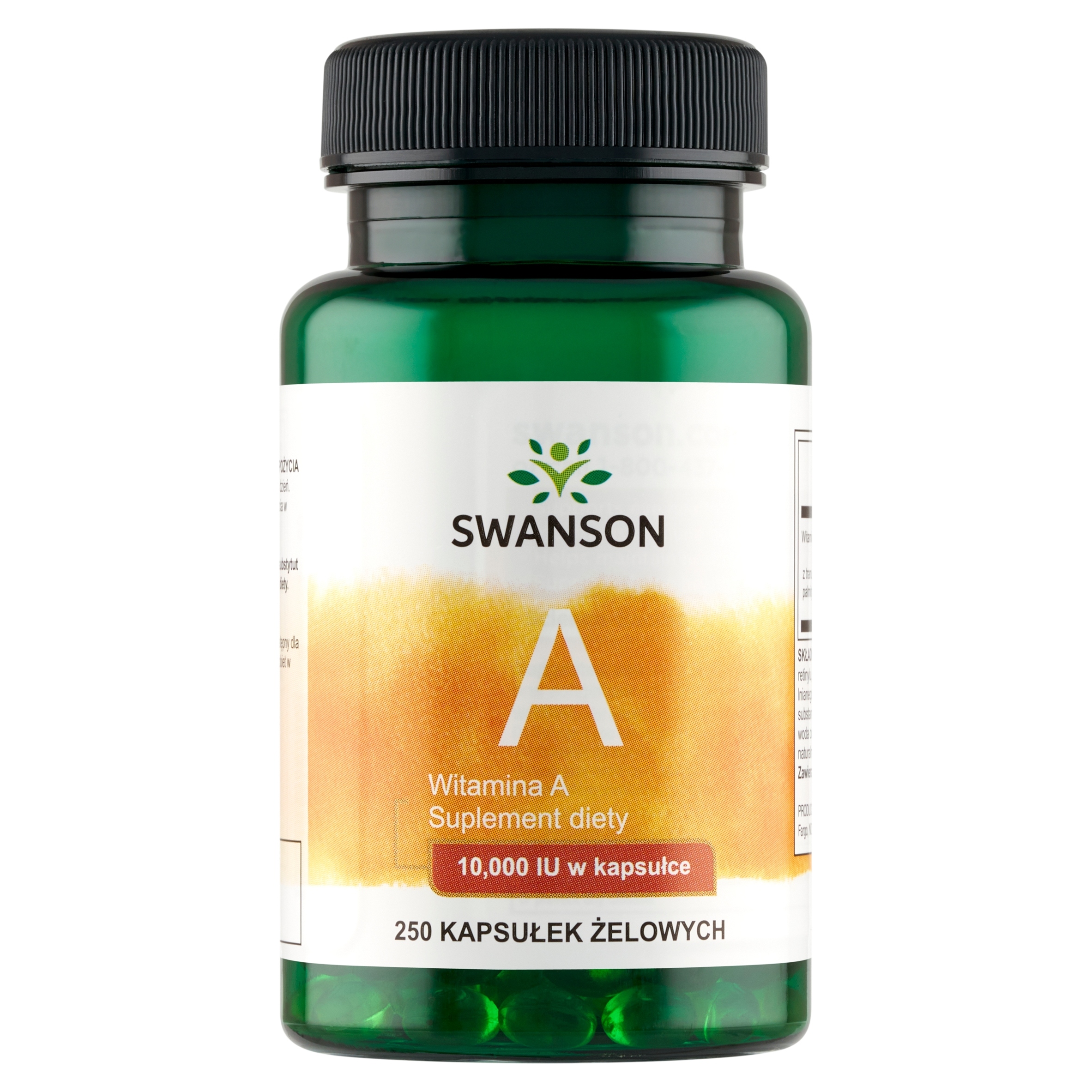 Suplement diety Swanson Health Products witamina A 10000IU 250 kaps. - obrazek 3