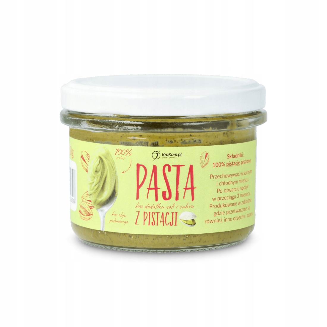 Pasta pistacjowa KruKam 150 g - obrazek 6