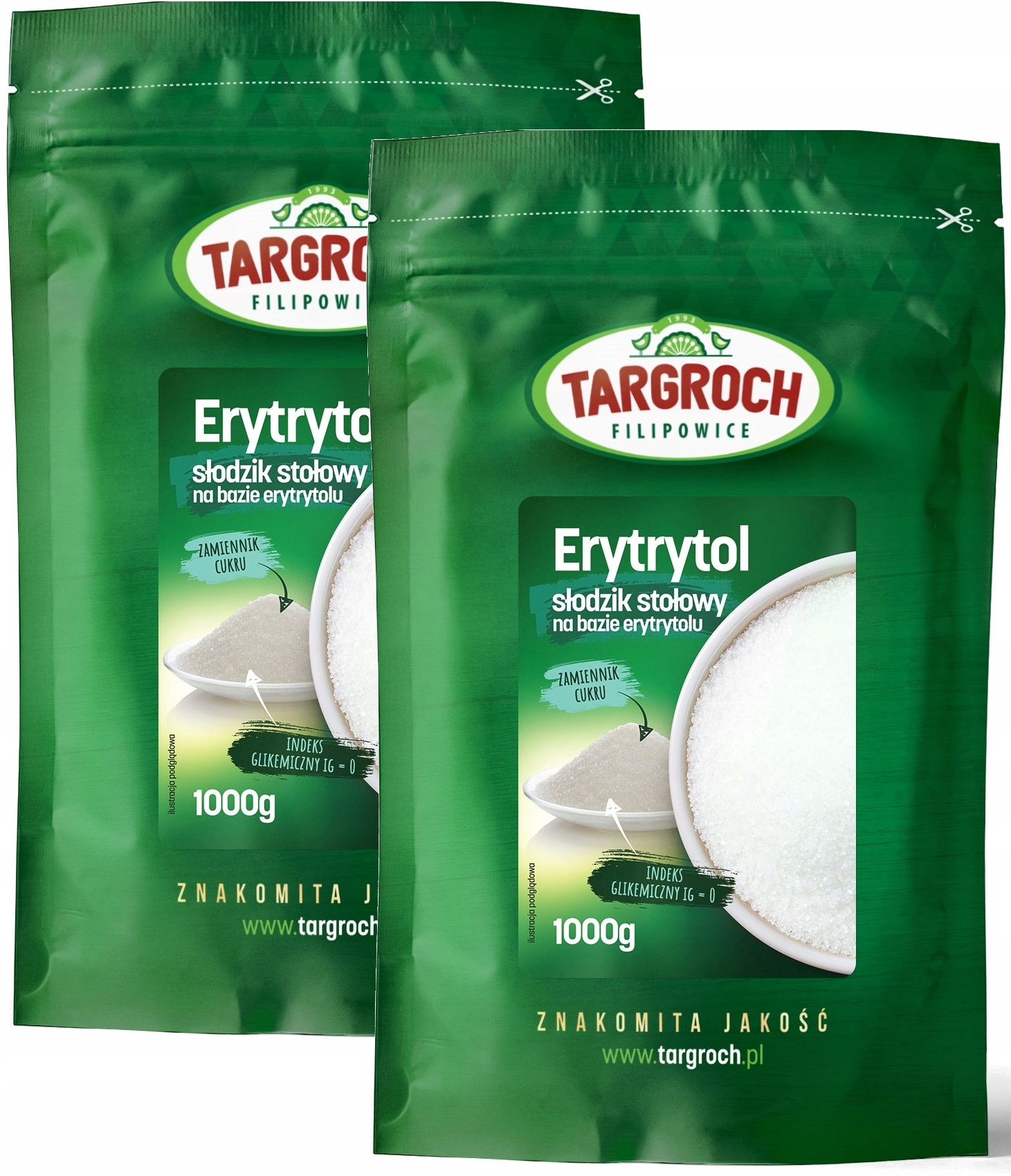 Erytrytol naturalny słodzik 1 kg Targroch - obrazek 5