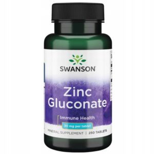 Suplement diety Swanson Health Products Zinc Gluconate tabletki 250 szt.